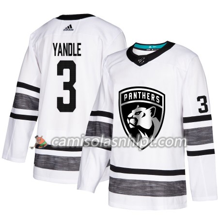 Camisola Florida Panthers Keith Yandle 3 2019 All-Star Adidas Branco Authentic - Homem